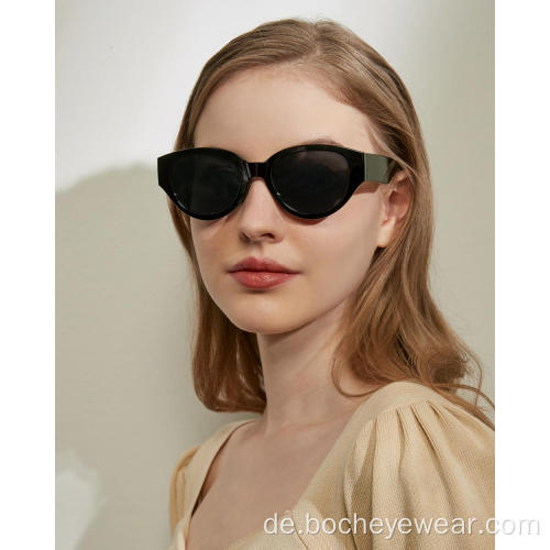 Neue Ankunft Inspirierte Sonnenbrille UV400 Frauen Einzigartige Sonnenbrille 2021 Übergroße Rahmen Unregelmäßige Luxusmarken-Sonnenbrillen